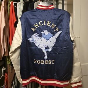 NWTs Princess Mononoke Embroidered Bomber Jacket